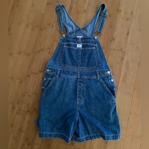 Calvin Klein Jeans Vintage 1990’s Blue Denim Carpenter Short Overalls Size M